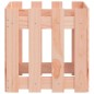 vidaXL Jardinera con diseño de valla madera maciza Douglas 40x40x40 cm vidaXL Jardinera con diseño de valla madera maciza Douglas 40x40x40 cm