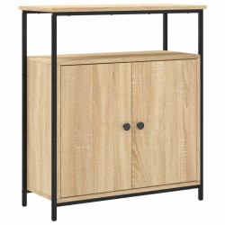 vidaXL Aparador de madera de ingeniería roble Sonoma 70x30x80 cm