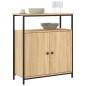 vidaXL Aparador de madera de ingeniería roble Sonoma 70x30x80 cm vidaXL Aparador de madera de ingeniería roble Sonoma 70x30x80 cm
