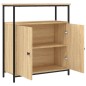 vidaXL Aparador de madera de ingeniería roble Sonoma 70x30x80 cm vidaXL Aparador de madera de ingeniería roble Sonoma 70x30x80 cm