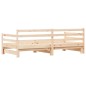 vidaXL Sofá cama nido madera maciza de pino 80x200 cm