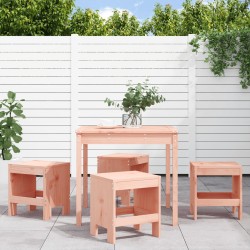 vidaXL Juego de comedor para jardín 5 pzas madera maciza Douglas