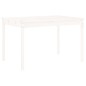vidaXL Juego de comedor de jardín 5 piezas madera maciza pino blanco vidaXL Juego de comedor de jardín 5 piezas madera maciza pino blanco
