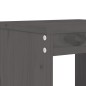 vidaXL Set de mesa y taburetes altos jardín 3 piezas madera pino gris vidaXL Set de mesa y taburetes altos jardín 3 piezas madera pino gris