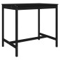 vidaXL Set de mesa y taburetes altos jardín 5 piezas madera pino negro vidaXL Set de mesa y taburetes altos jardín 5 piezas madera pino negro