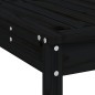 vidaXL Set de mesa y taburetes altos jardín 5 piezas madera pino negro vidaXL Set de mesa y taburetes altos jardín 5 piezas madera pino negro