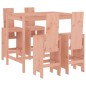 vidaXL Mesa alta y taburetes de jardín 5 piezas madera maciza Douglas vidaXL Mesa alta y taburetes de jardín 5 piezas madera maciza Douglas