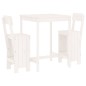 vidaXL Set de mesa y taburetes altos jardín 3 pzas madera pino blanco vidaXL Set de mesa y taburetes altos jardín 3 pzas madera pino blanco