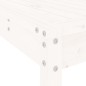 vidaXL Set de mesa y taburetes altos jardín 5 pzas madera pino blanco vidaXL Set de mesa y taburetes altos jardín 5 pzas madera pino blanco