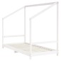 vidaXL Estructura de cama para niños madera pino blanco 2x(90x200) cm vidaXL Estructura de cama para niños madera pino blanco 2x(90x200) cm