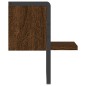 vidaXL Estante de pared con barra marrón roble 20x25x30 cm vidaXL Estante de pared con barra marrón roble 20x25x30 cm