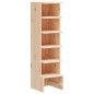 vidaXL Mueble zapatero de madera maciza de pino 28x30x104 cm vidaXL Mueble zapatero de madera maciza de pino 28x30x104 cm