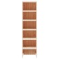 vidaXL Mueble zapatero de madera maciza de pino 28x30x104 cm vidaXL Mueble zapatero de madera maciza de pino 28x30x104 cm