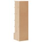 vidaXL Mueble zapatero de madera maciza de pino 28x30x104 cm vidaXL Mueble zapatero de madera maciza de pino 28x30x104 cm