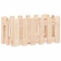 vidaXL Jardinera con diseño de valla madera maciza de pino 60x30x30 cm