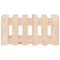 vidaXL Jardinera con diseño de valla madera maciza de pino 60x30x30 cm