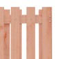vidaXL Jardinera con diseño de valla madera maciza Douglas 70x70x70 cm
