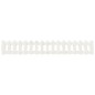 vidaXL Arriate elevado jardín con valla madera pino blanco 200x30x30cm vidaXL Arriate elevado jardín con valla madera pino blanco 200x30x30cm
