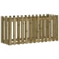 vidaXL Arriate elevado jardín valla madera impregnada pino 150x50x70cm vidaXL Arriate elevado jardín valla madera impregnada pino 150x50x70cm