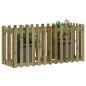 vidaXL Arriate elevado jardín valla madera impregnada pino 150x50x70cm vidaXL Arriate elevado jardín valla madera impregnada pino 150x50x70cm