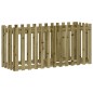 vidaXL Arriate elevado jardín valla madera impregnada pino 150x50x70cm vidaXL Arriate elevado jardín valla madera impregnada pino 150x50x70cm