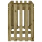 vidaXL Arriate elevado jardín valla madera impregnada pino 150x50x70cm vidaXL Arriate elevado jardín valla madera impregnada pino 150x50x70cm