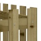 vidaXL Arriate elevado jardín valla madera impregnada pino 150x50x70cm vidaXL Arriate elevado jardín valla madera impregnada pino 150x50x70cm