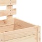vidaXL Jardinera con estantería madera maciza pino 39x39,5x114 cm