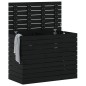 vidaXL Cesto para la ropa sucia madera maciza pino negro 88,5x44x66 cm vidaXL Cesto para la ropa sucia madera maciza pino negro 88,5x44x66 cm