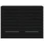 vidaXL Cesto para la ropa sucia madera maciza pino negro 88,5x44x66 cm vidaXL Cesto para la ropa sucia madera maciza pino negro 88,5x44x66 cm