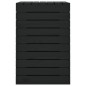 vidaXL Cesto para la ropa sucia madera maciza pino negro 88,5x44x66 cm vidaXL Cesto para la ropa sucia madera maciza pino negro 88,5x44x66 cm