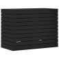 vidaXL Cesto para la ropa sucia madera maciza pino negro 88,5x44x66 cm vidaXL Cesto para la ropa sucia madera maciza pino negro 88,5x44x66 cm