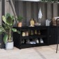 vidaXL Mueble de cocina exterior madera maciza pino negro 106x55x64 cm vidaXL Mueble de cocina exterior madera maciza pino negro 106x55x64 cm