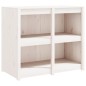 vidaXL Mueble de cocina exterior madera maciza pino blanco 106x55x92cm vidaXL Mueble de cocina exterior madera maciza pino blanco 106x55x92cm