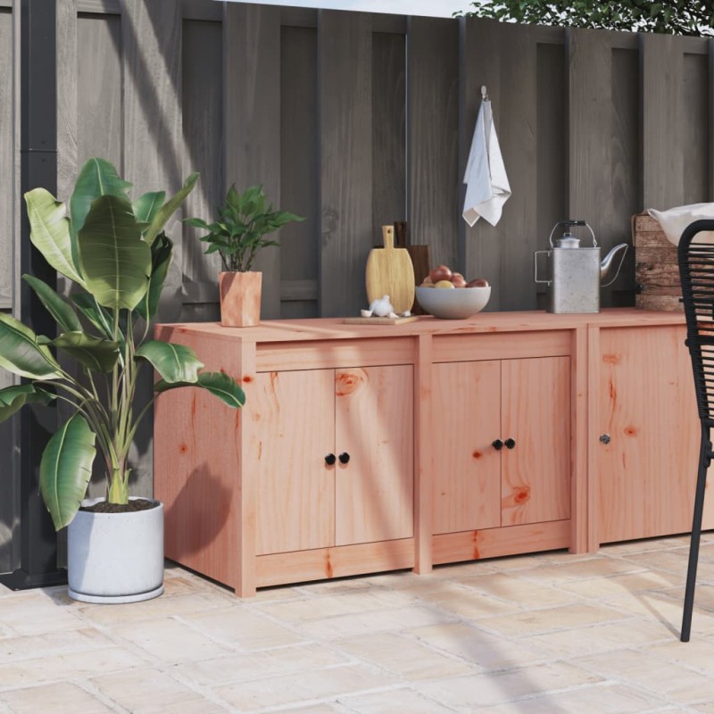 vidaXL Mueble de cocina de exterior madera maciza Douglas 106x55x64 cm vidaXL Mueble de cocina de exterior madera maciza Douglas 106x55x64 cm