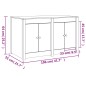 vidaXL Mueble de cocina de exterior madera maciza Douglas 106x55x64 cm vidaXL Mueble de cocina de exterior madera maciza Douglas 106x55x64 cm