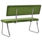 vidaXL Banco de terciopelo verde claro 110 cm vidaXL Banco de terciopelo verde claro 110 cm