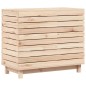 vidaXL Cesto para la ropa sucia madera maciza de pino 88,5x44x76 cm