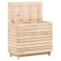 vidaXL Cesto para la ropa sucia madera maciza de pino 88,5x44x76 cm