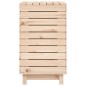 vidaXL Cesto para la ropa sucia madera maciza de pino 88,5x44x76 cm