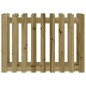 vidaXL Arriate elevado jardín valla madera impregnada pino 100x50x70cm