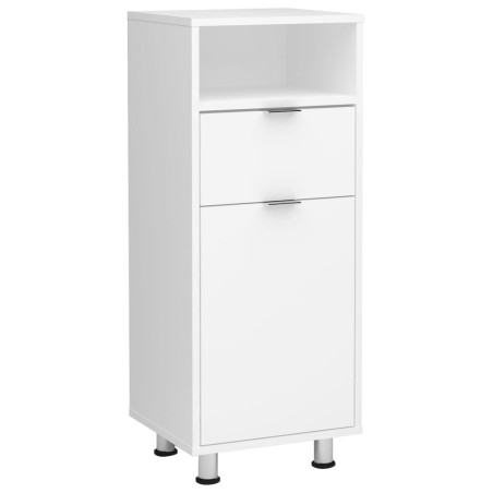 FMD Armario de baño blanco 36,7x32,9x90,4 cm