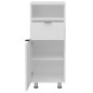 FMD Armario de baño blanco 36,7x32,9x90,4 cm FMD Armario de baño blanco 36,7x32,9x90,4 cm