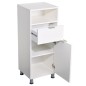 FMD Armario de baño blanco 36,7x32,9x90,4 cm FMD Armario de baño blanco 36,7x32,9x90,4 cm