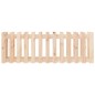 vidaXL Arriate elevado jardín con valla madera maciza pino 150x50x50cm vidaXL Arriate elevado jardín con valla madera maciza pino 150x50x50cm