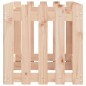 vidaXL Arriate elevado jardín con valla madera maciza pino 150x50x50cm vidaXL Arriate elevado jardín con valla madera maciza pino 150x50x50cm