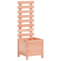 vidaXL Jardinera con estantería madera maciza Douglas 39x39,5x114 cm