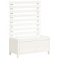vidaXL Jardinera estantería madera maciza pino blanco 79x39,5x114 cm vidaXL Jardinera estantería madera maciza pino blanco 79x39,5x114 cm
