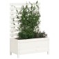 vidaXL Jardinera estantería madera maciza pino blanco 79x39,5x114 cm vidaXL Jardinera estantería madera maciza pino blanco 79x39,5x114 cm