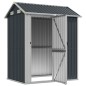 vidaXL Cobertizo de jardín acero galvanizado antracita 192x152,5x237cm vidaXL Cobertizo de jardín acero galvanizado antracita 192x152,5x237cm